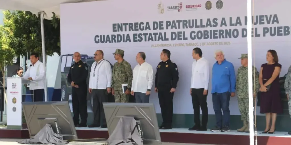 Seguridad Ciudadana fortalecida con Guardia Estatal en Tabasco