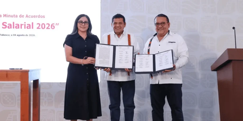 Javier May y SUTSET acuerdan aumento salarial en Tabasco