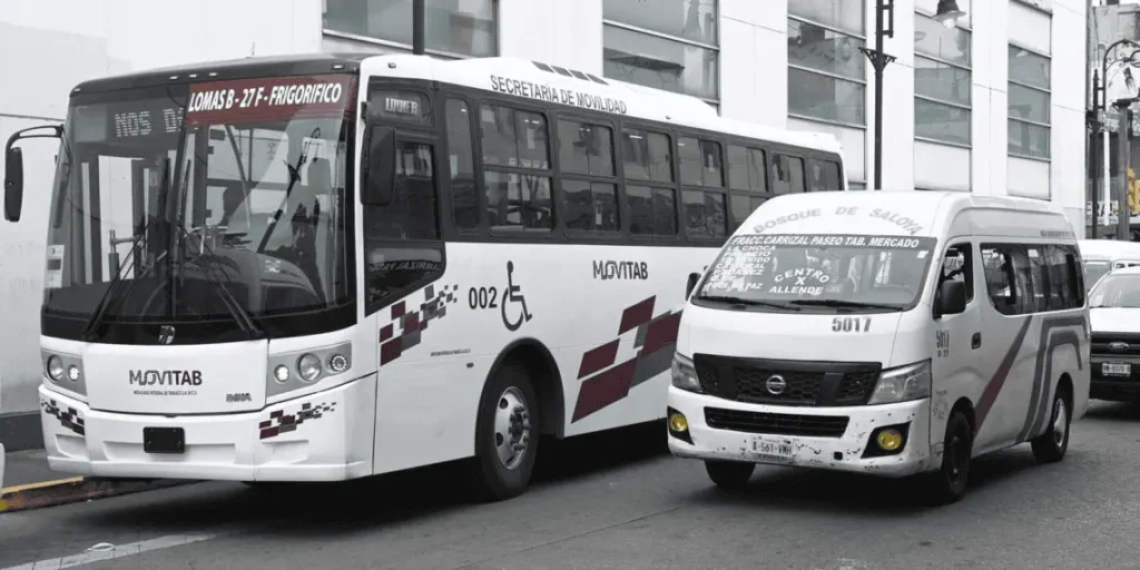 Comparativa de precios: transporte público en Tabasco y México