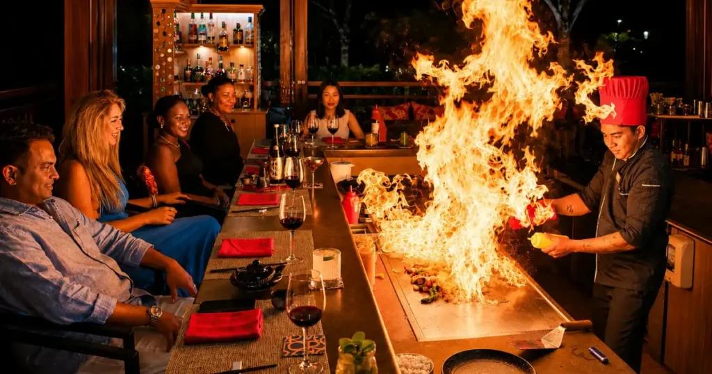 Teppanyaki: comida japonesa y show en un solo lugar