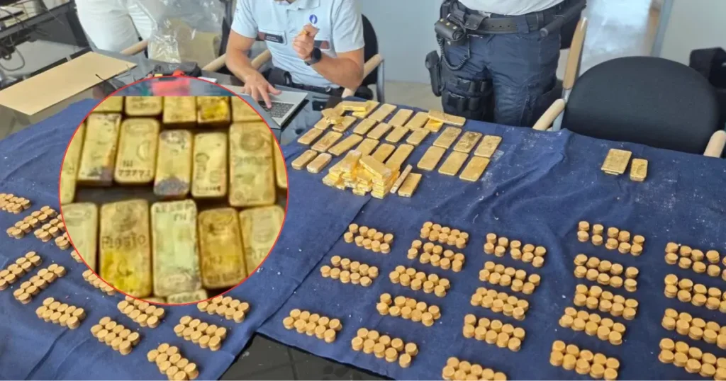 Albañiles encuentran lingotes de oro valuado en 9 millones de euros