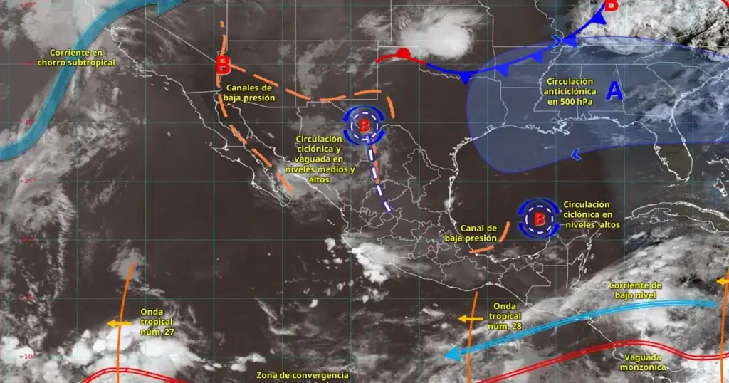 Pronóstico del clima: lluvias fuertes y granizo en estos estados