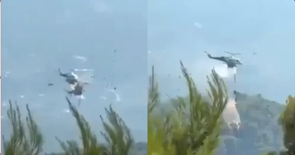 Captan choque de helicópteros en Grecia: dos muertos y dos heridos
