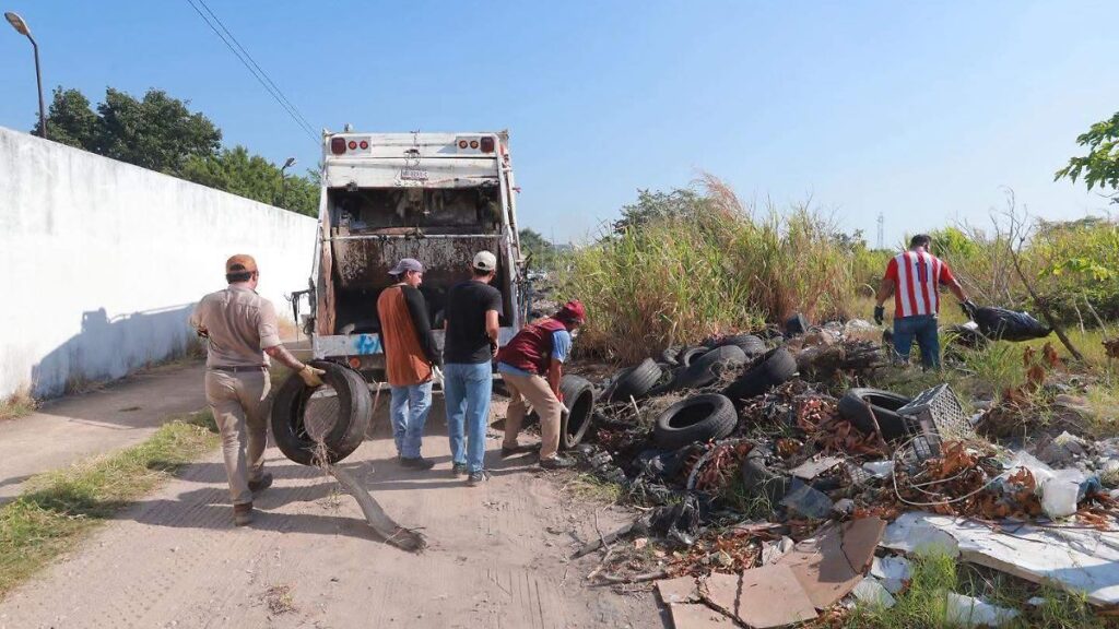 Van 2 mil 907 toneladas de cacharros eliminadas durante 2026 en Tabasco