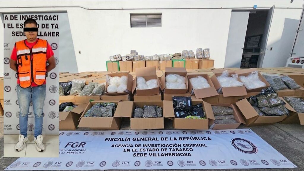 Quiso “mocharse” con agentes; llevaba marihuana y metanfetaminas en Huimanguillo