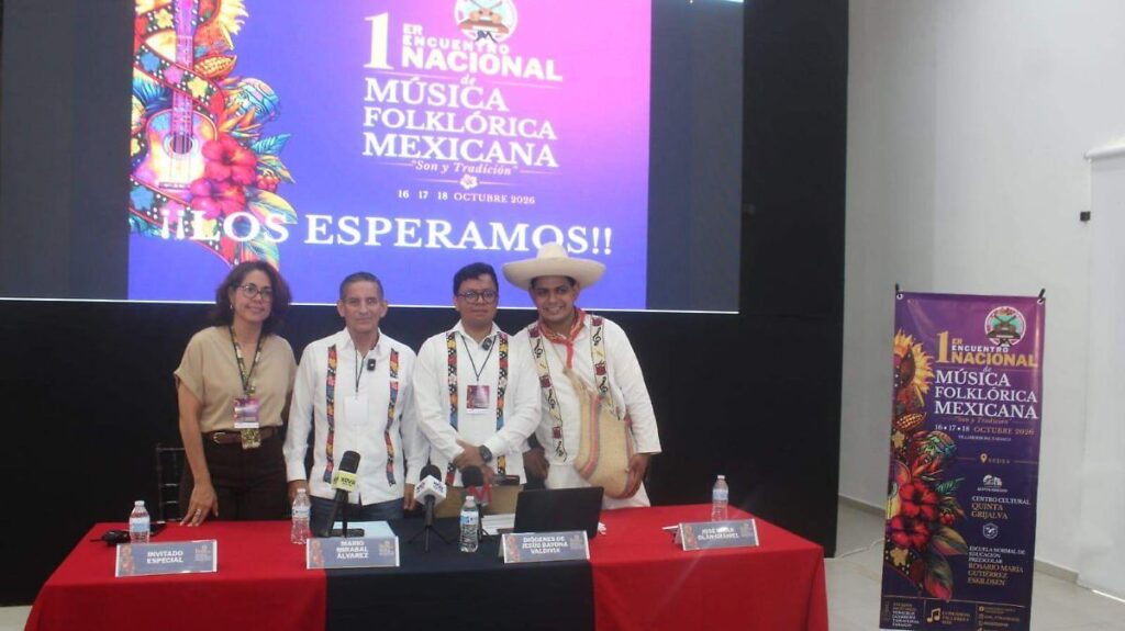 Presentan encuentro nacional de música folklórica en Villahermosa