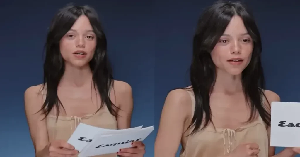 Jenna Ortega preocupa por su apariencia en una entrevista
