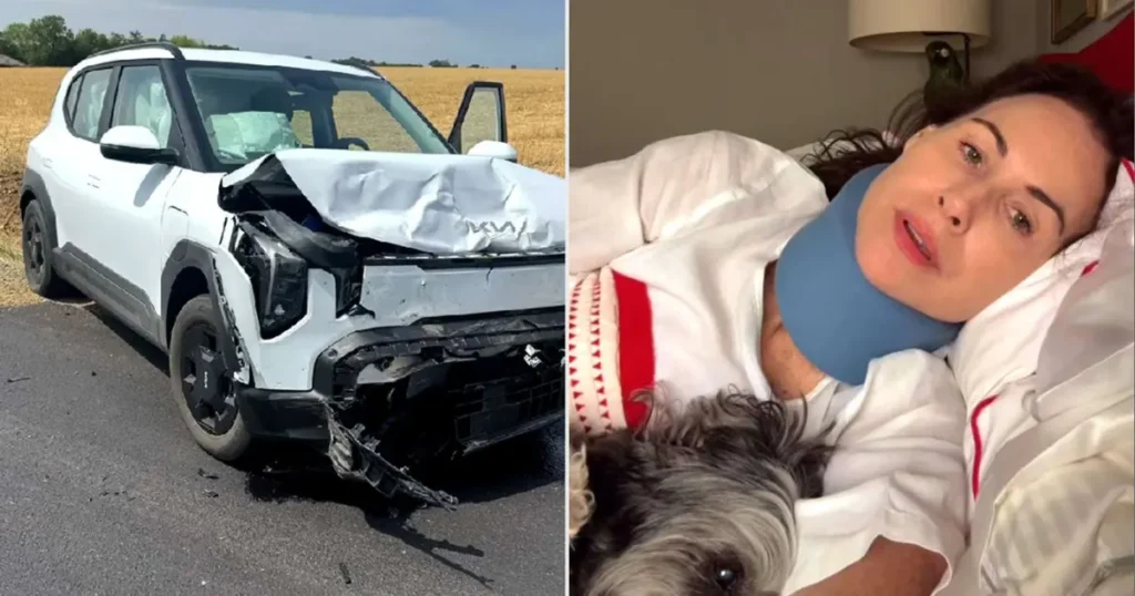 La actriz Minnie Driver sobrevive a accidente en Francia