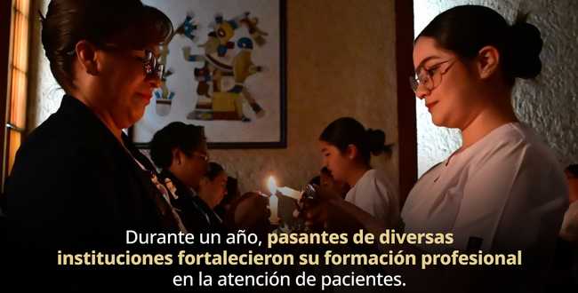 Reconocen a 80 pasantes de Enfermería que culminan etapa de vocación y servicio