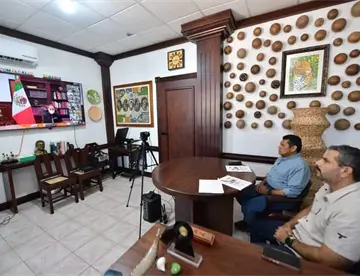 Participa May en reunión virtual con Sheinbaum sobre Sistema Universal de Salud