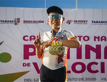 Caen más medallas para Tabasco en Nacional de Patinaje de Velocidad en Villahermosa