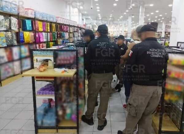 FGR asegura más de mil productos presuntamente falsificados en Cárdenas